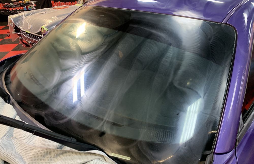 Removing Water Spots from Matte Vinyl Graphics Challenger Scatpack 392 Hemi