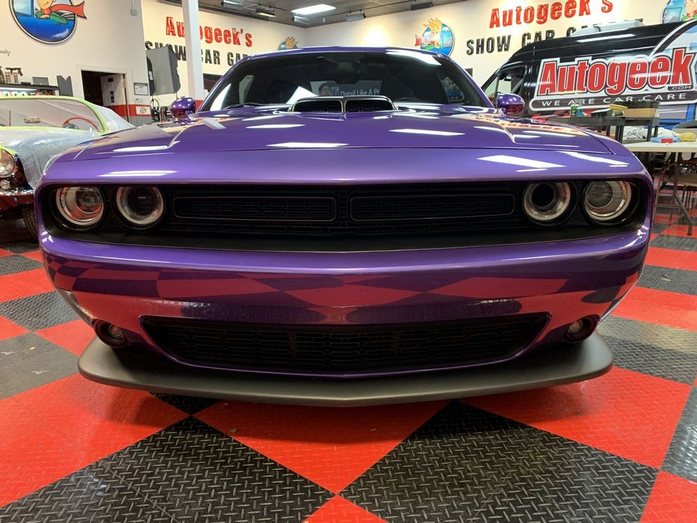 Removing Water Spots from Matte Vinyl Graphics Challenger Scatpack 392 Hemi