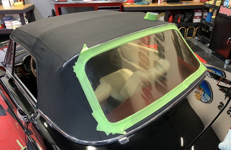 Restore Back Plastic Window 1966 Ferrari Convertible Mike Phillips
