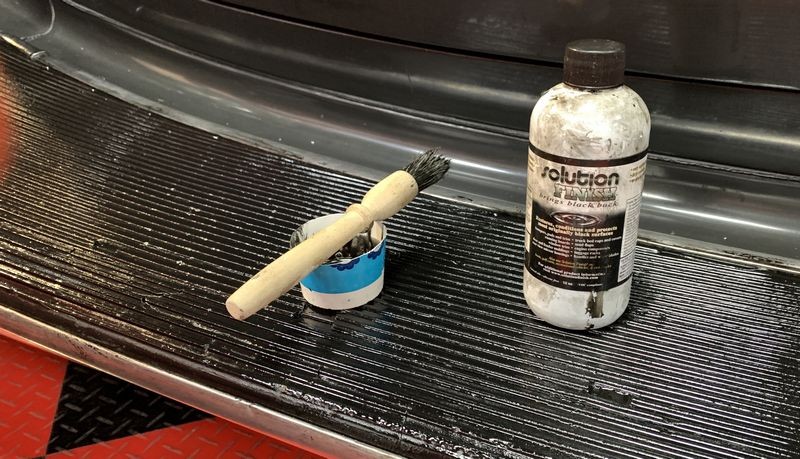 Restore vintage rubber on running boards 1937 Packard