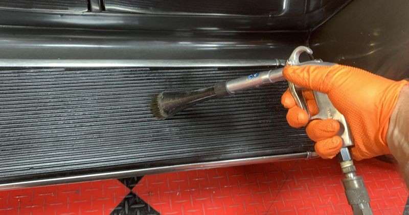 Restore vintage rubber on running boards 1937 Packard