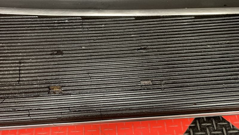 Restore vintage rubber on running boards 1937 Packard