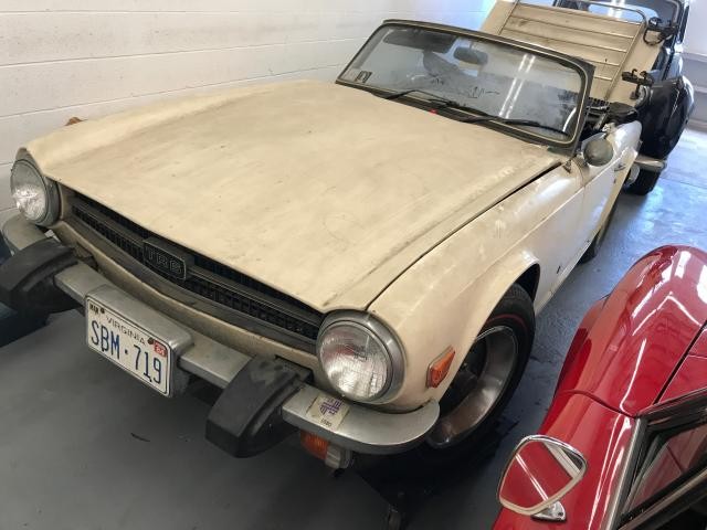 Restoring paint on a TR6 with Number 7