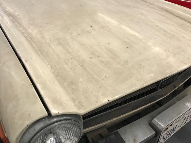 Restoring paint on a TR6 with Number 7