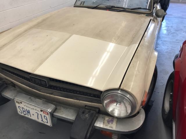 Restoring paint on a TR6 with Number 7