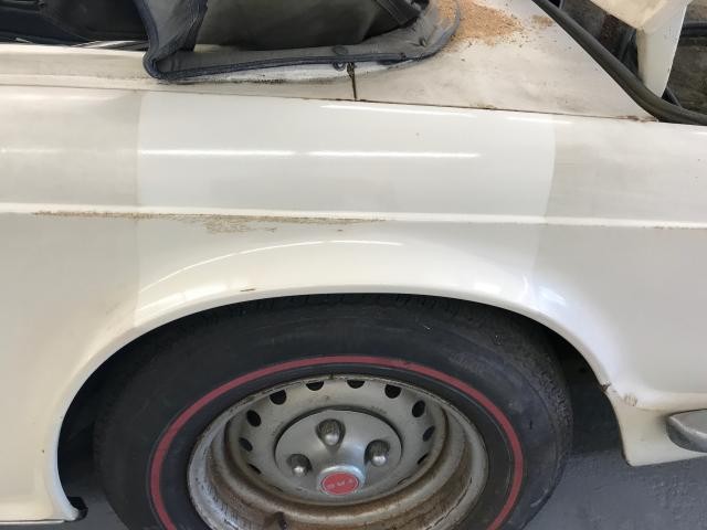 Restoring paint on a TR6 with Number 7