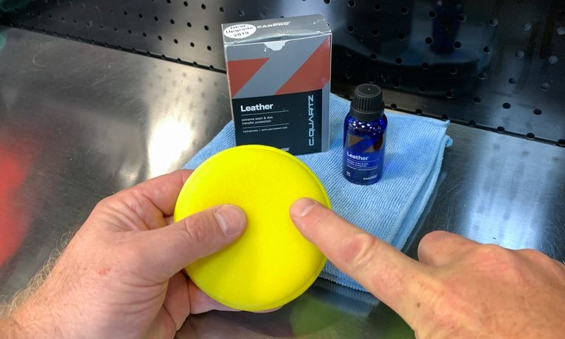 Review CarPro Cquartz Leather Coating Mike Phillips