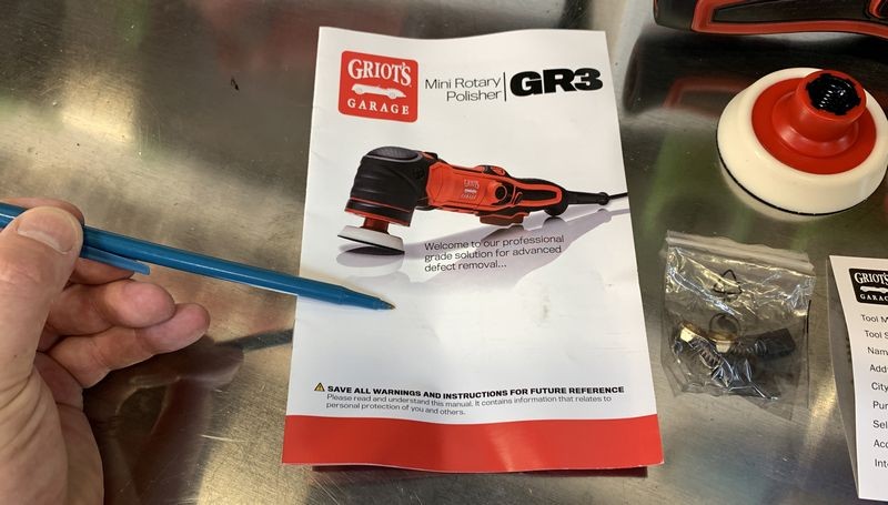 Review Griots Garage GR3 Mini Rotary Polisher Mike Phillips