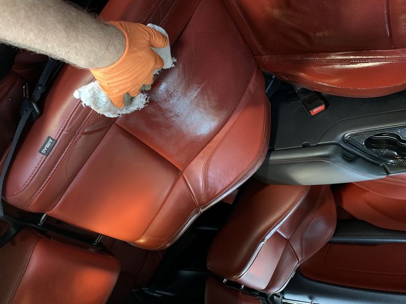 Review Leatherique Ruby Red Napa Leather Seats 2015 Dodge Challenger