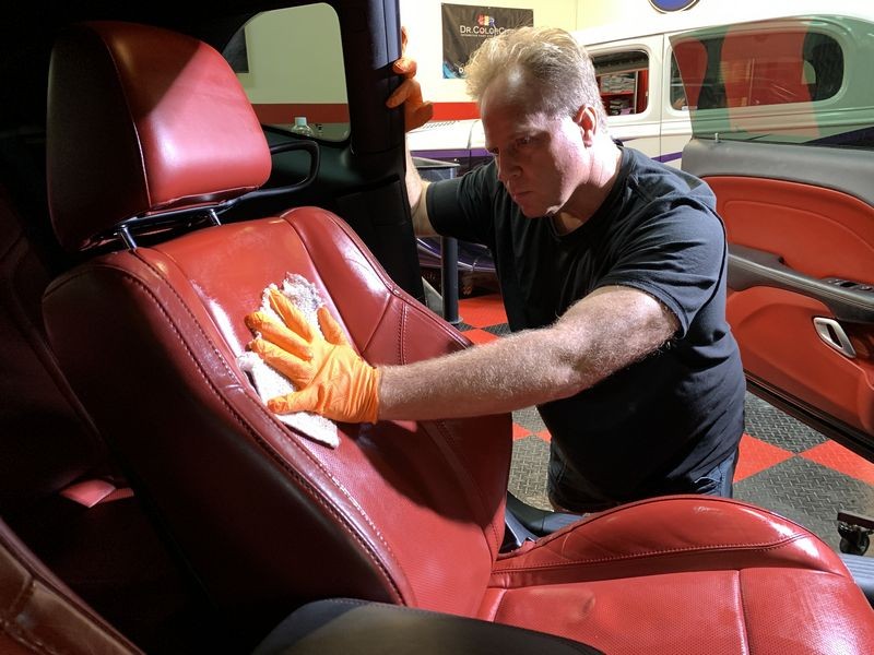 Review Leatherique Ruby Red Napa Leather Seats 2015 Dodge Challenger