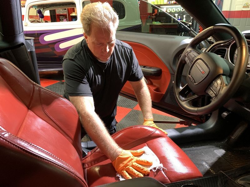 Review Leatherique Ruby Red Napa Leather Seats 2015 Dodge Challenger