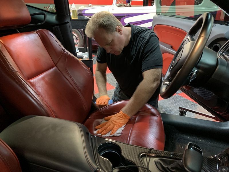 Review Leatherique Ruby Red Napa Leather Seats 2015 Dodge Challenger