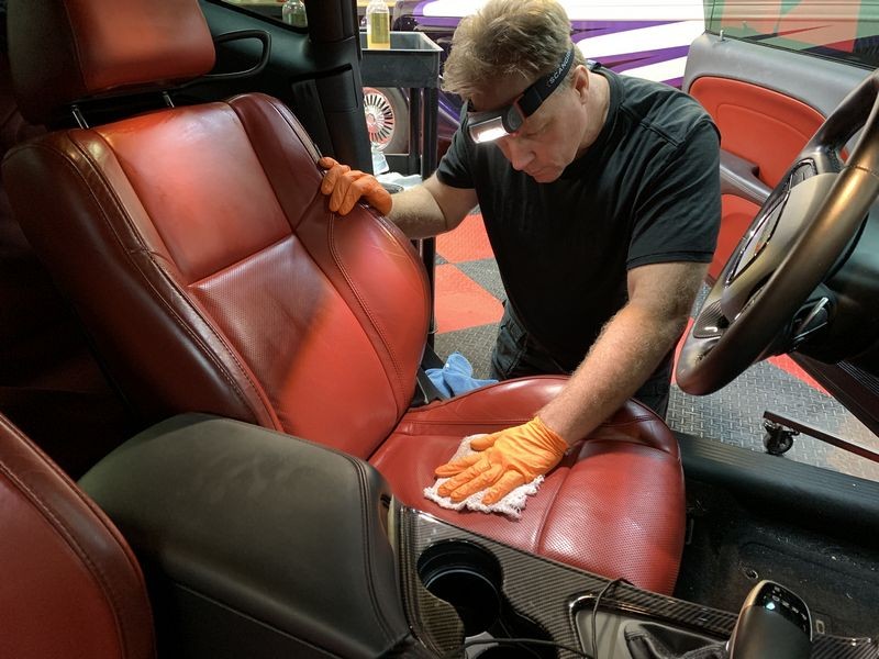Review Leatherique Ruby Red Napa Leather Seats 2015 Dodge Challenger
