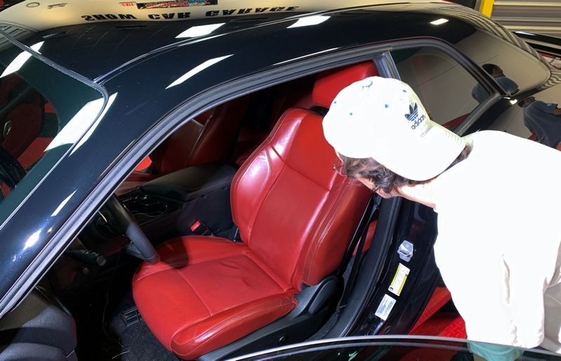 Review Leatherique Ruby Red Napa Leather Seats 2015 Dodge Challenger