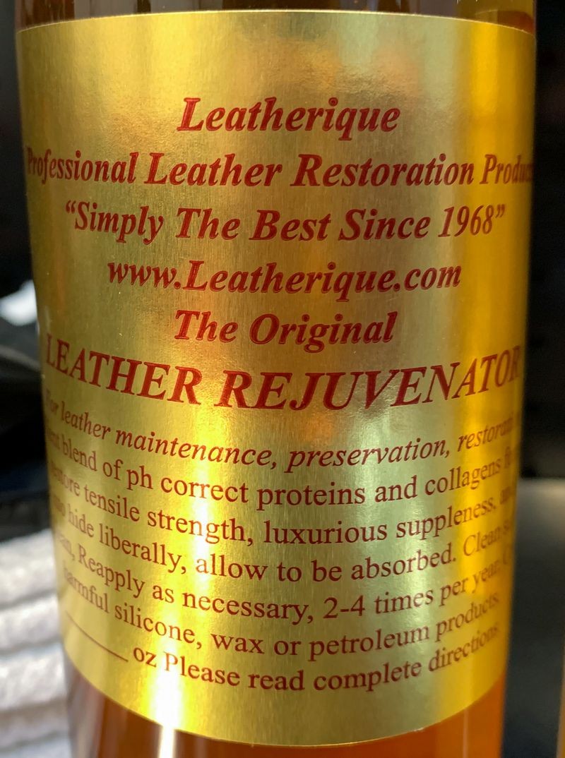 Review Letherique Leather Rejuvenator and Printine Clean