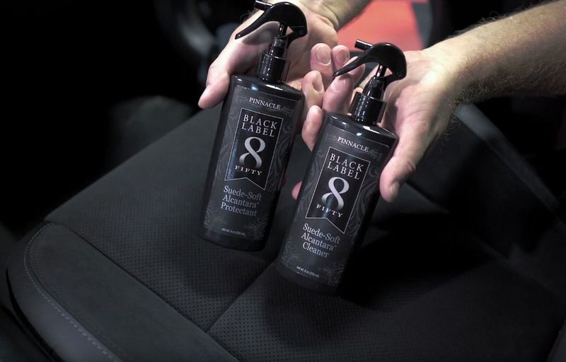 Review Pinnacle Black Label Alcantara Cleaner and Protectant
