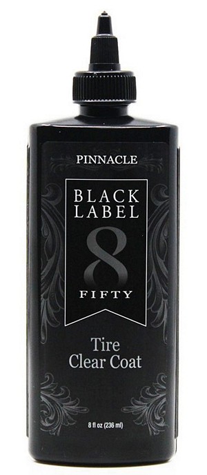 Review Tire Coating Pinnacle Black Label Tire Clear Coat No Sling No Mess