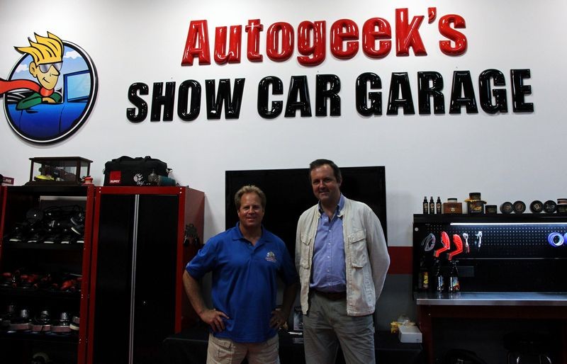 Rob Earle from GTechniq Exterior Coatings and Mike Phillips