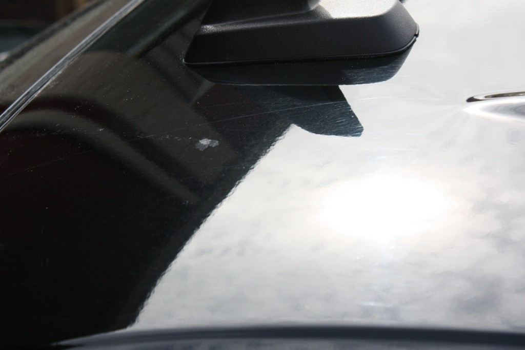 Roof antenna area before