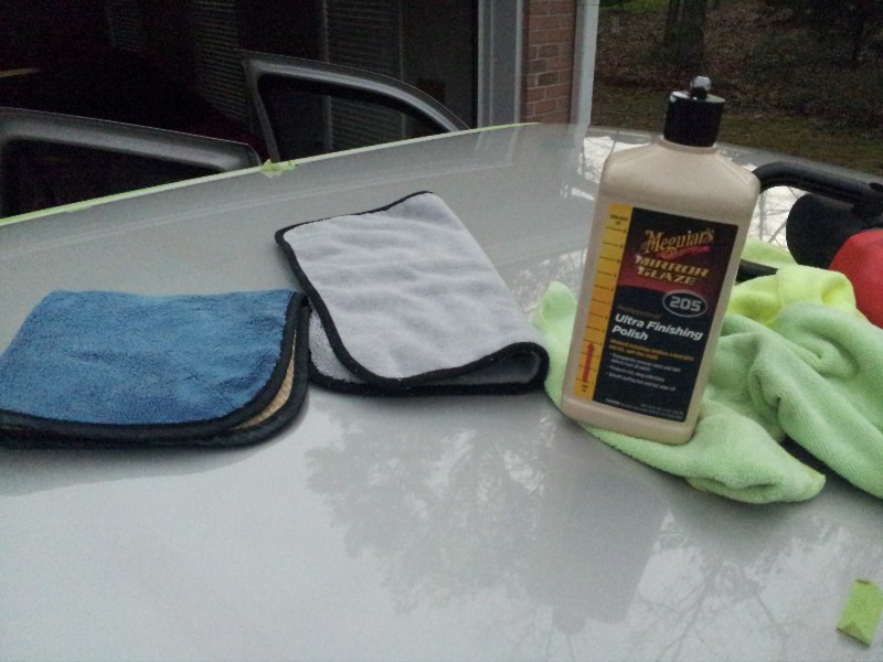 Roof Rack After Megs 205 and Megs Ultimate Polish