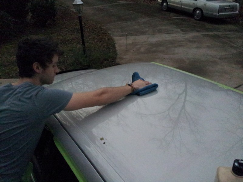 Roof Rack After Megs 205 and Megs Ultimate Polish