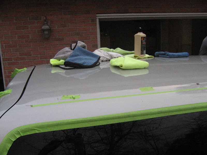 Roof Rack After Megs 205 and Megs Ultimate Polish