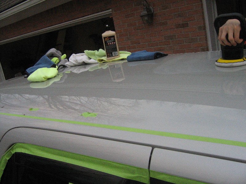 Roof Rack After Megs 205 and Megs Ultimate Polish