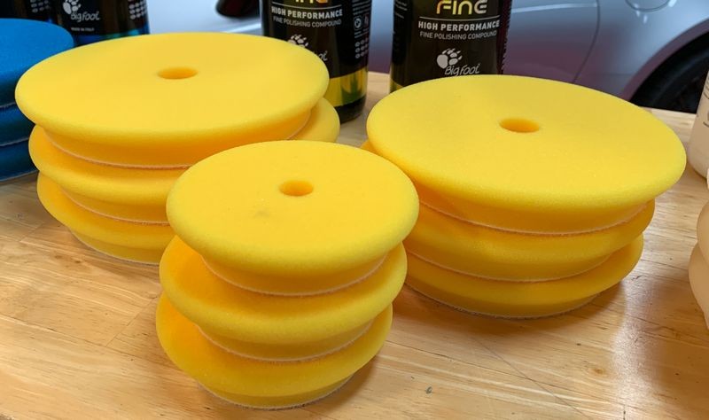 RUPES NEW DA Coarse Fine Compounds Profile Contour Foam Pads
