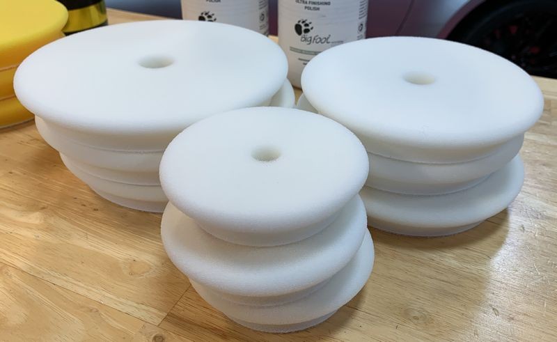 RUPES NEW DA Coarse Fine Compounds Profile Contour Foam Pads