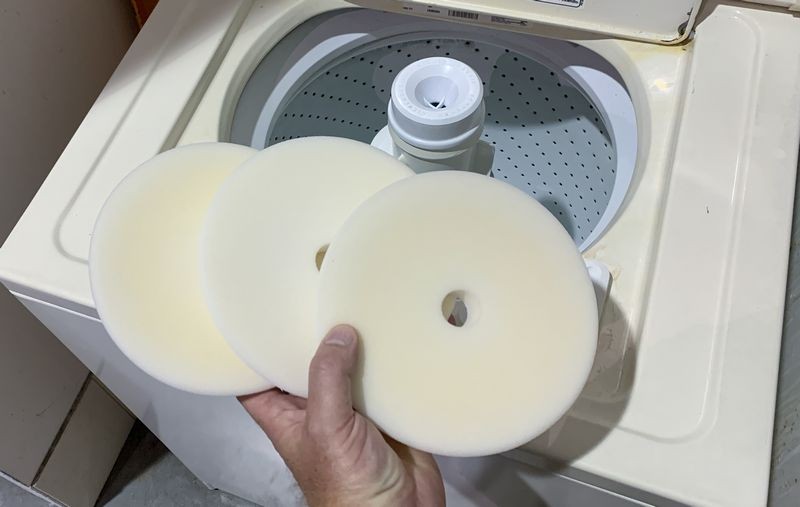 RUPES Ultrafine white foam finishing pads washed mike phillips