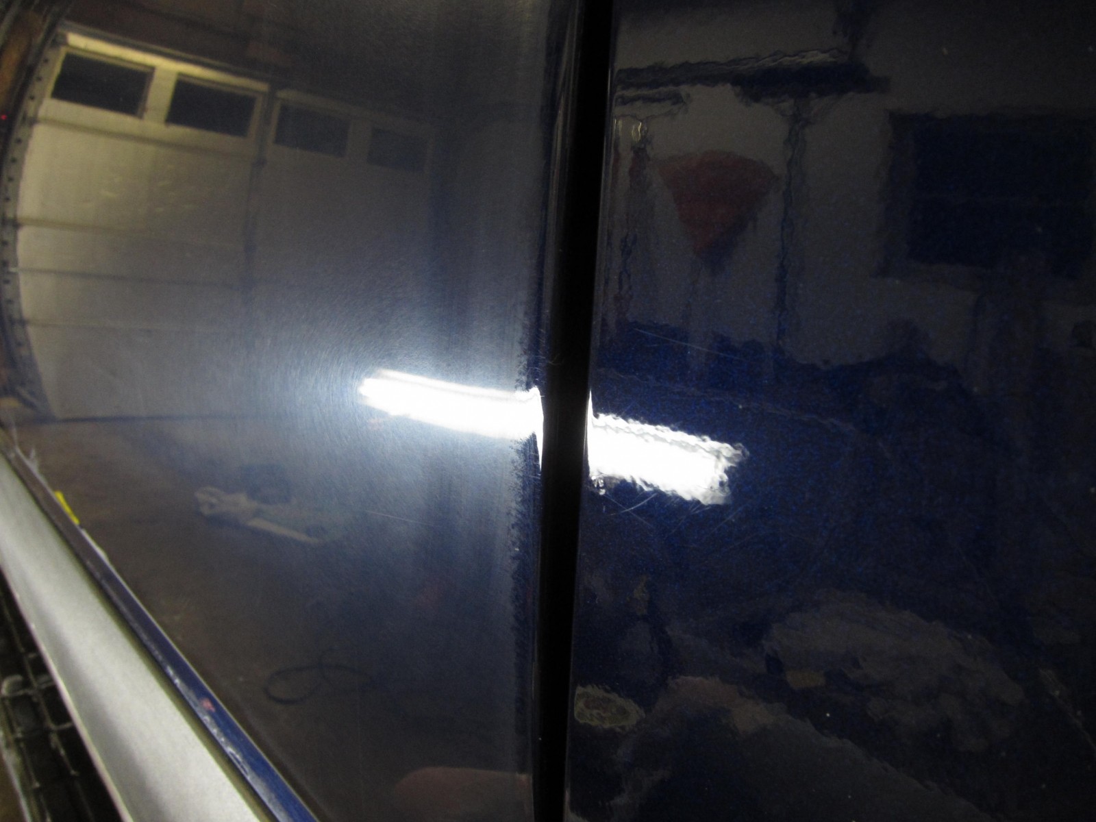 sanding/before RF door