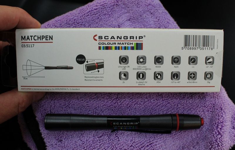 SCANGRIP Matchpen Swirl Finder Light Intense Swirl Exposer Mike Phillips