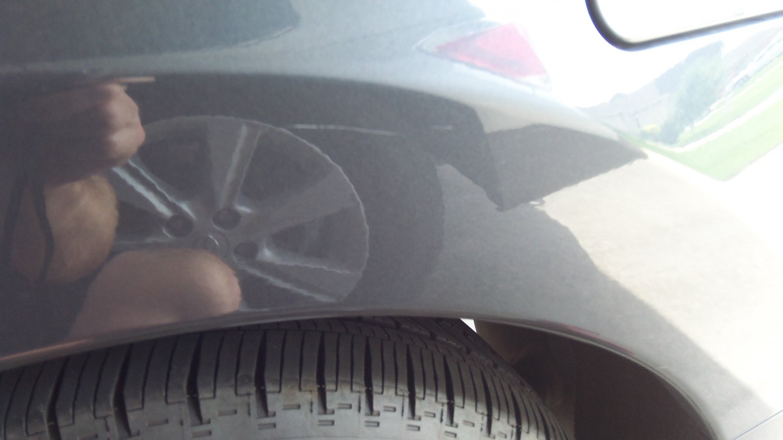 Scratch removal with Ultimate Compound