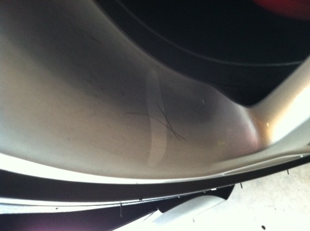 Scratched wheel from wire