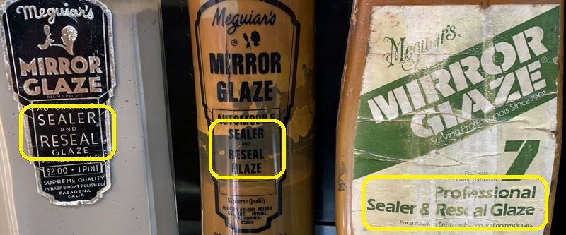 Sealer Reseal Glaze to Show Car Glaze Bottles Mike Phillips
