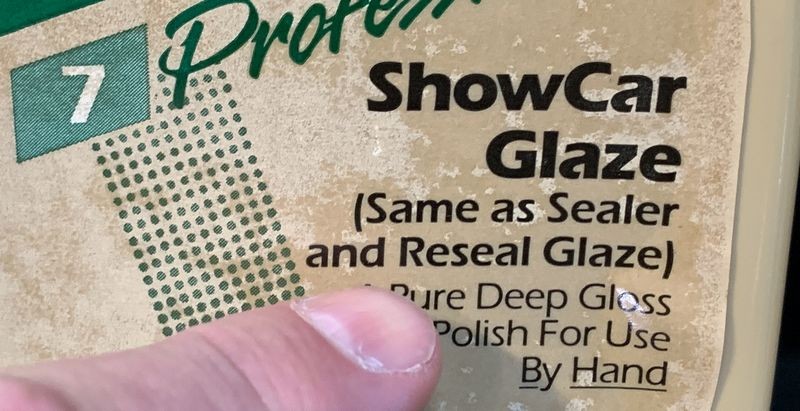 Sealer Reseal Glaze to Show Car Glaze Bottles Mike Phillips