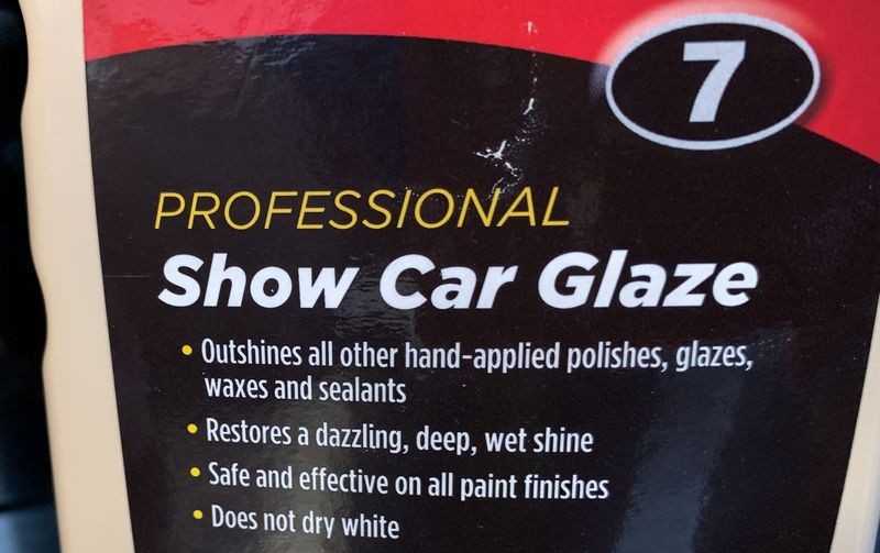 Sealer Reseal Glaze to Show Car Glaze Bottles Mike Phillips