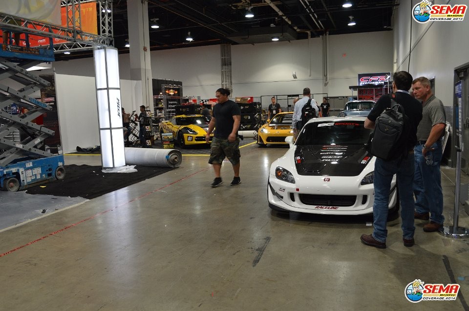 SEMA Show 2014 Set up