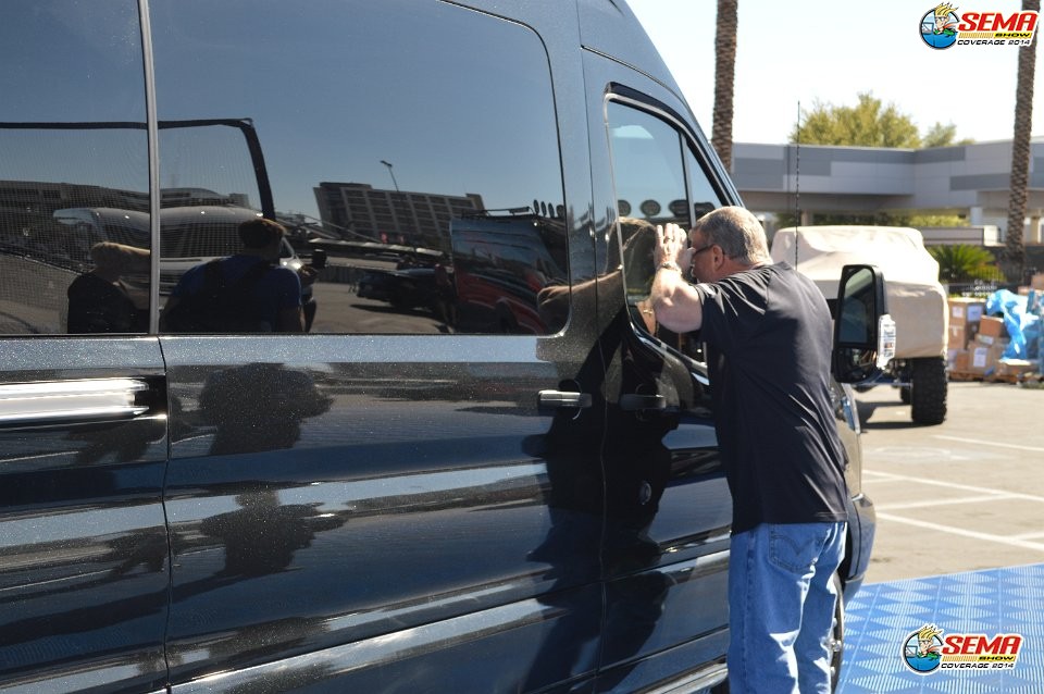 SEMA Show 2014 Set up