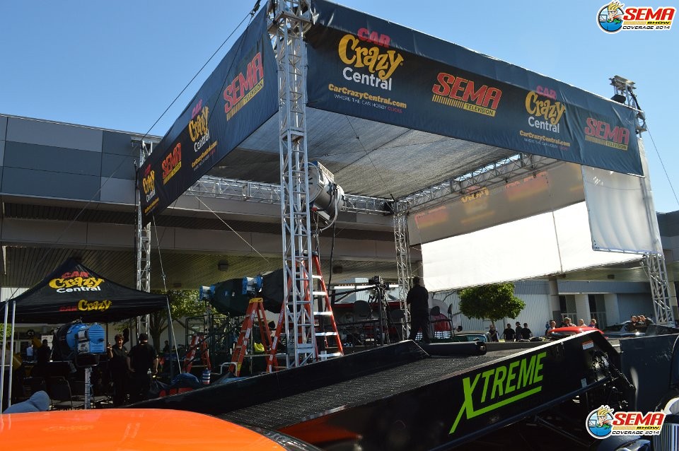 SEMA Show 2014 Set up