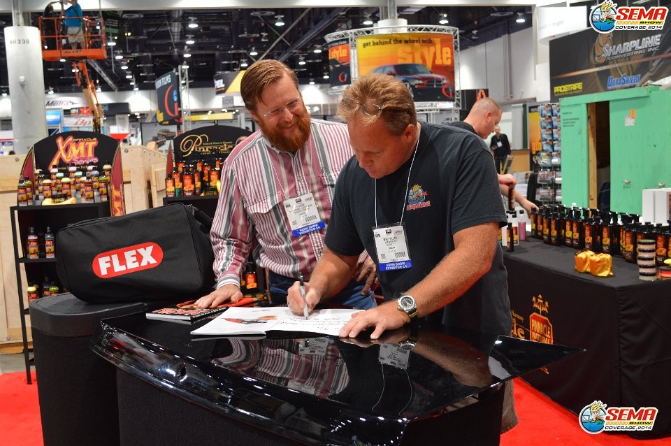 SEMA Show 2014 Set up