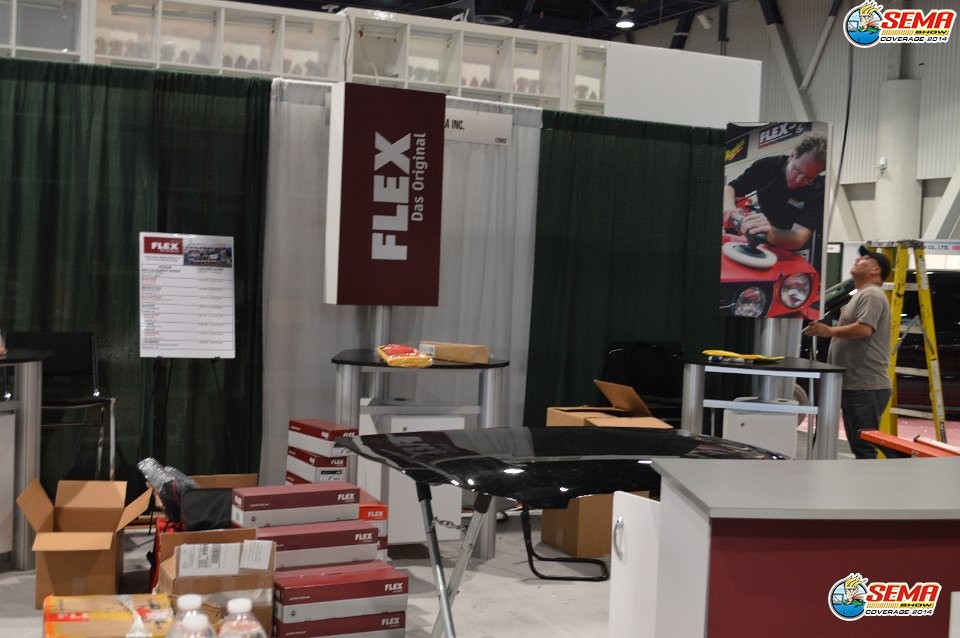 SEMA Show 2014 Set up