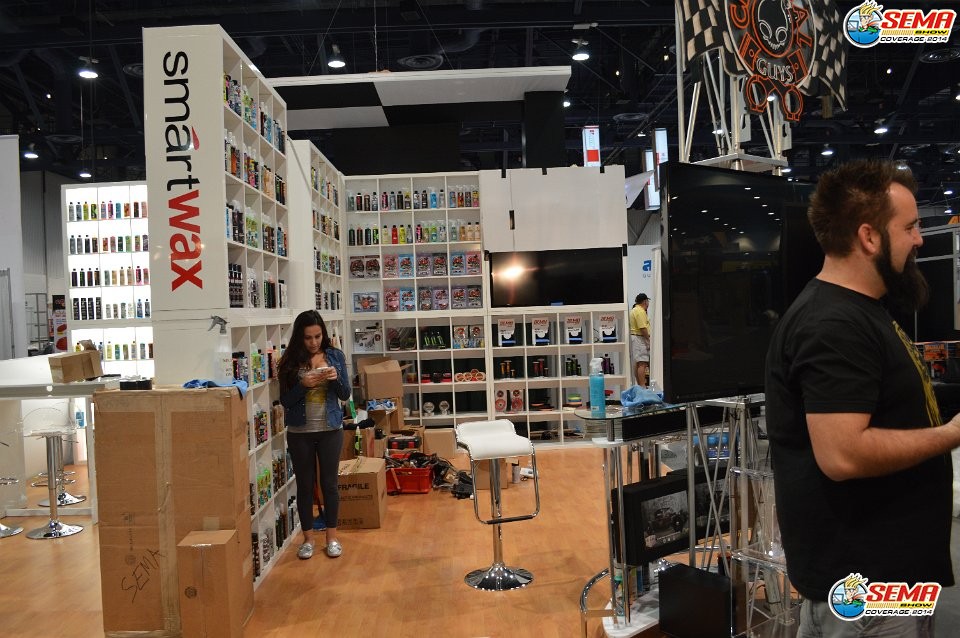 SEMA Show 2014 Set up