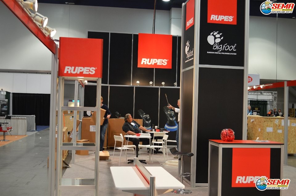 SEMA Show 2014 Set up