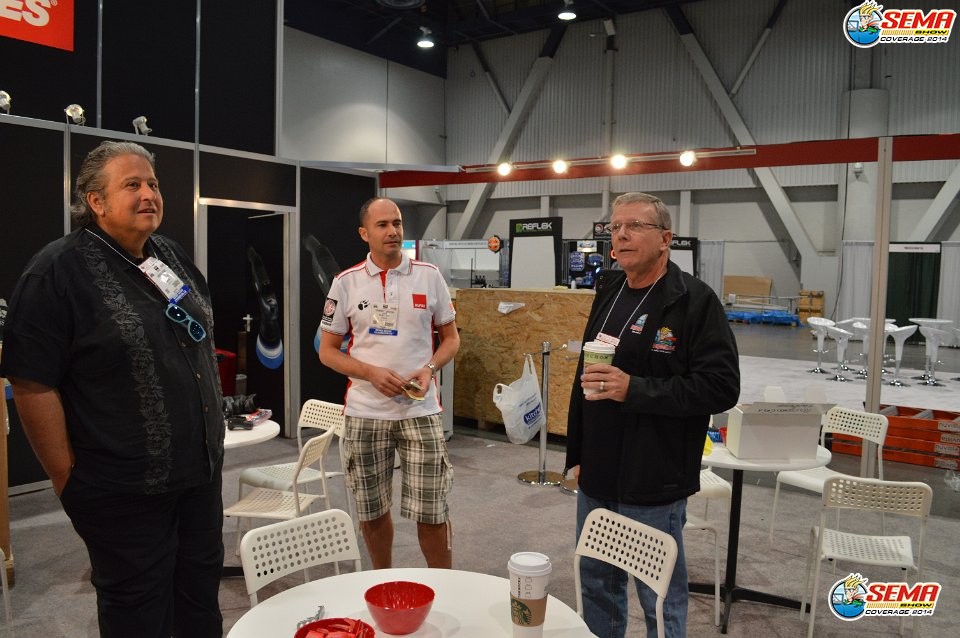SEMA Show 2014 Set up