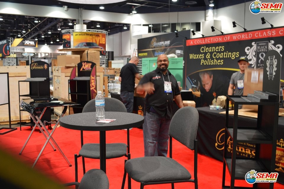 SEMA Show 2014 Set up