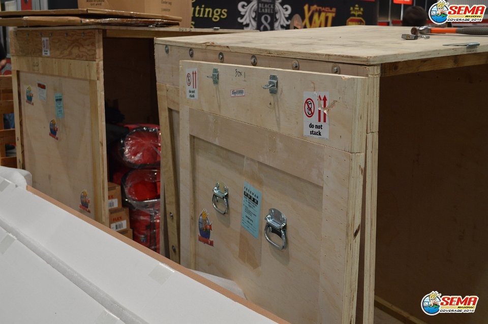 SEMA Show 2014 Set up