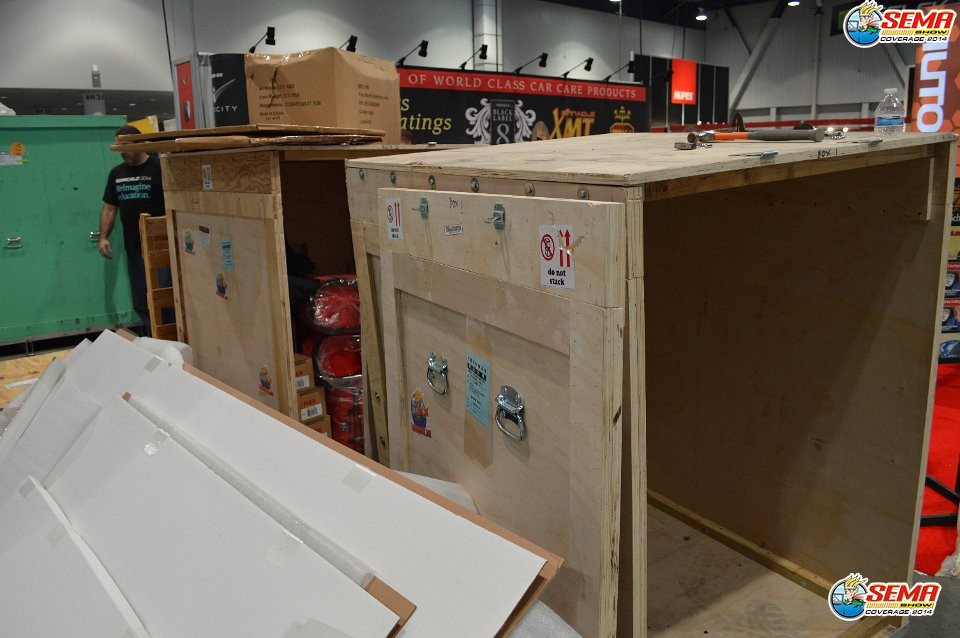 SEMA Show 2014 Set up