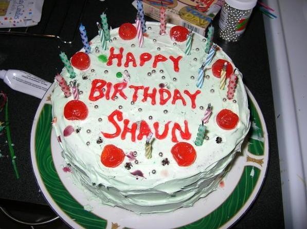 Shaun Birthday Cake