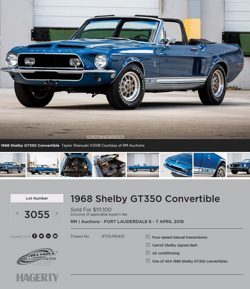 Shelby Mustang GT350 - Original Paint by Mike Phillips